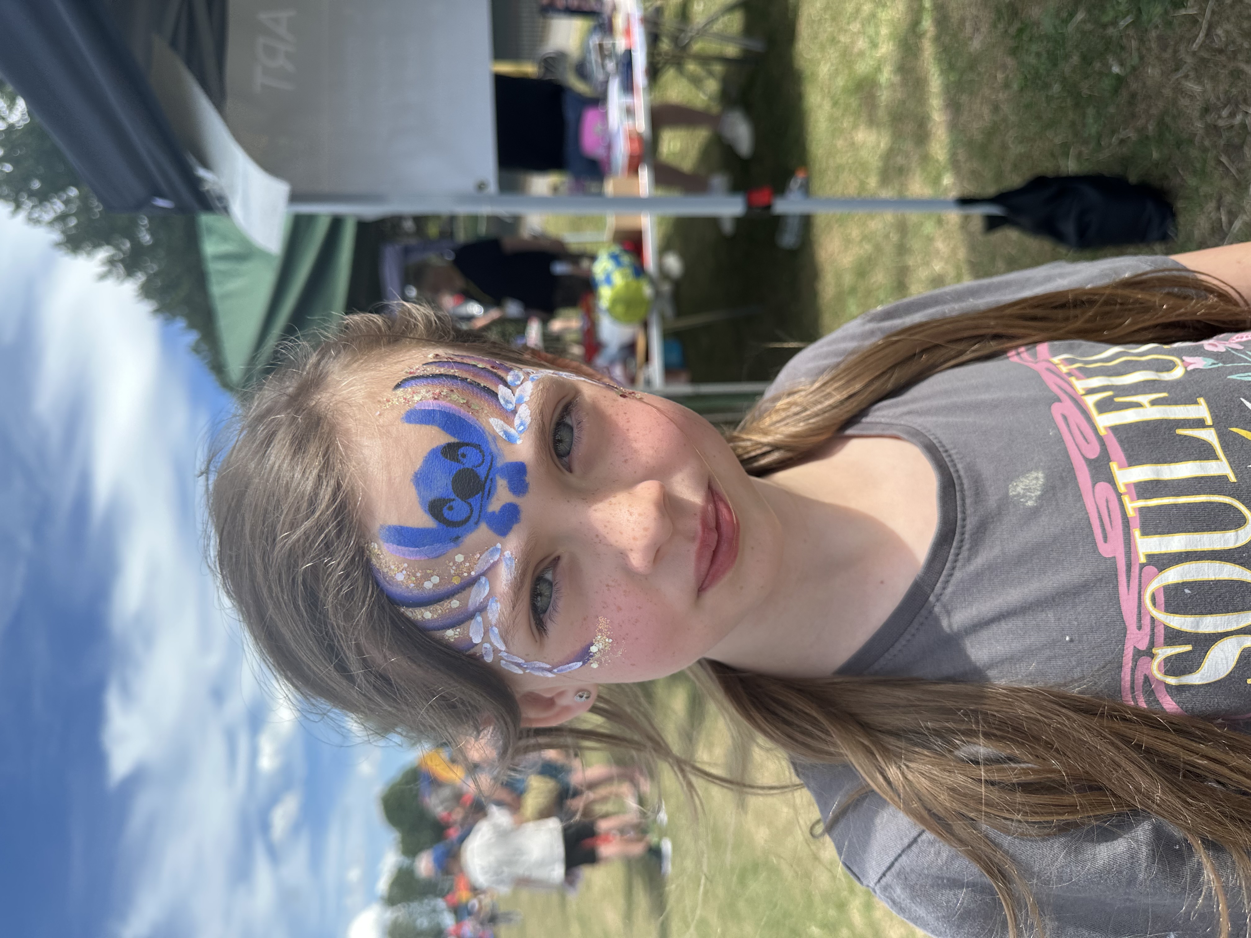 Dazzl face painting work