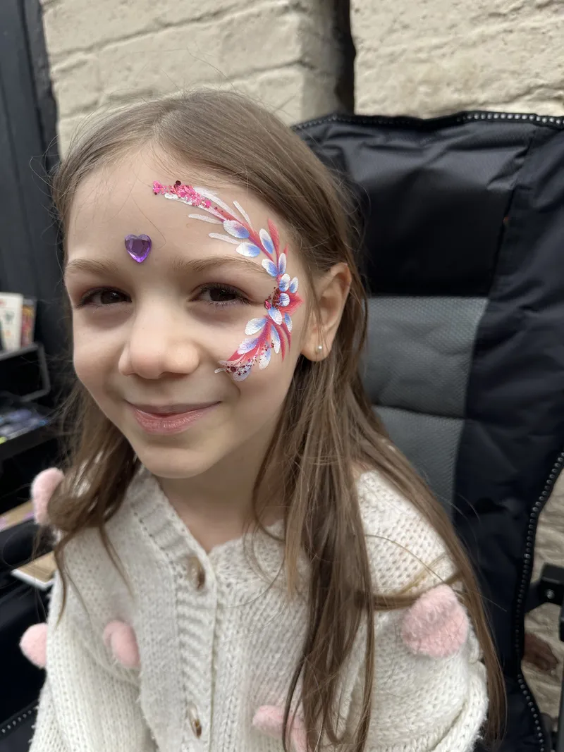 Dazzl face painting work